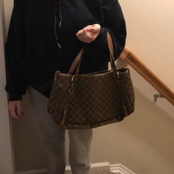 Authentic Gucci bronze satin purse - Picture 2 of 8